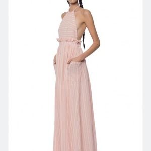 Mara Hoffman pink maxi dress